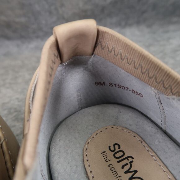 Softwalk Shoes Women 9 Loafer Ballet Flat Slip On Hampton Leather Comfort Casual - Picture 14 of 16